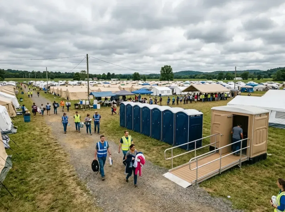 disaster-relief-camp-restrooms-010 — frequently asked questions, Dumpster & Portable Bathrooms Rental in Lincoln Village, CA